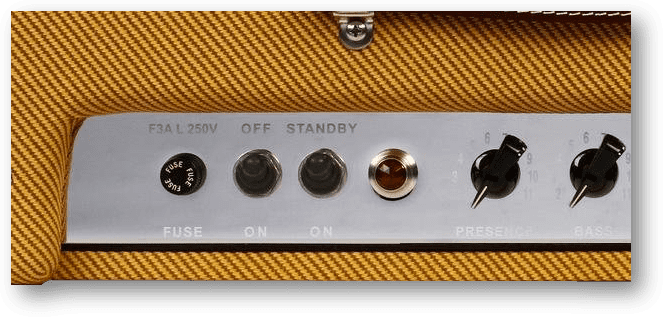 The addition of standby switches on tube amps is accredited to Leo Fender.